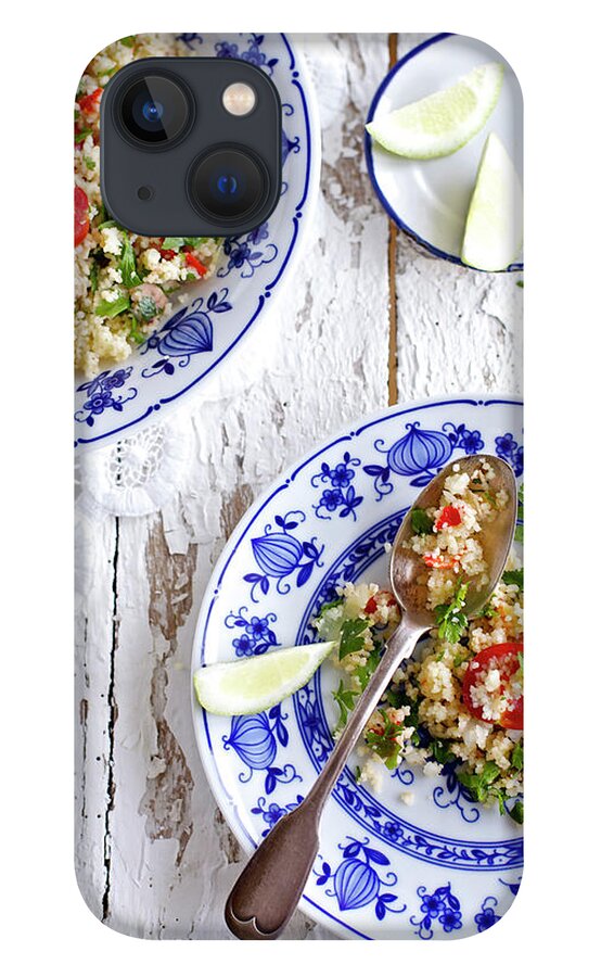 Spoon iPhone 13 Case featuring the photograph Couscous Salad by Ingwervanille