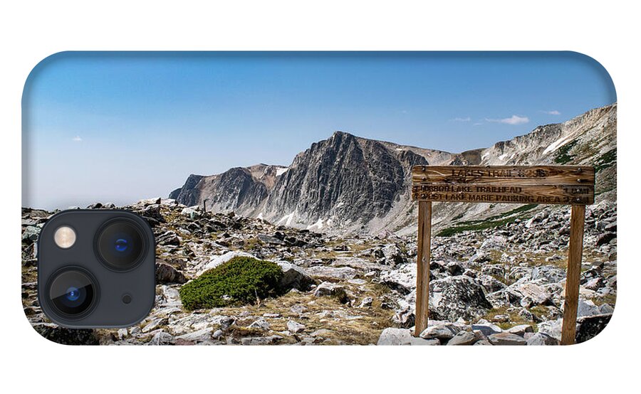 Landscape iPhone 13 Case featuring the photograph Crossroads at Medicine Bow Peak by Nicole Lloyd