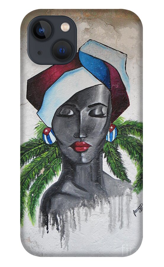 Cuba iPhone 13 Case featuring the photograph Cuba Lady by Thomas Schroeder