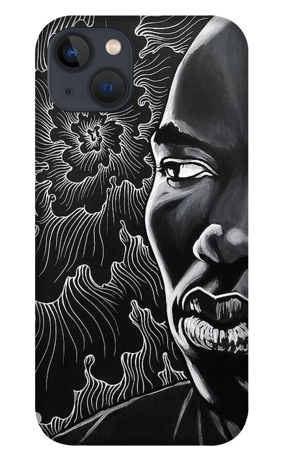  iPhone 13 Case featuring the painting Deep In Thought by Bryon Stewart