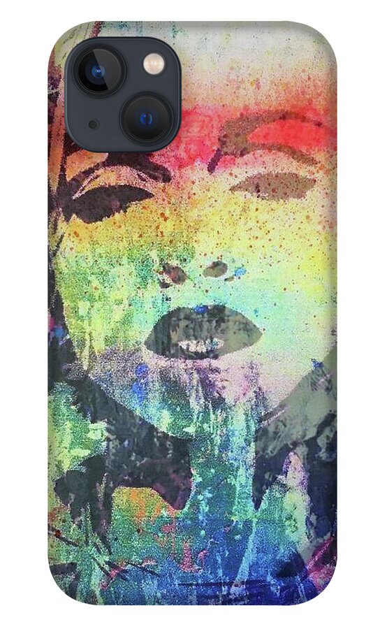Madonna iPhone 13 Case featuring the mixed media Dress you up by Jayime Jean
