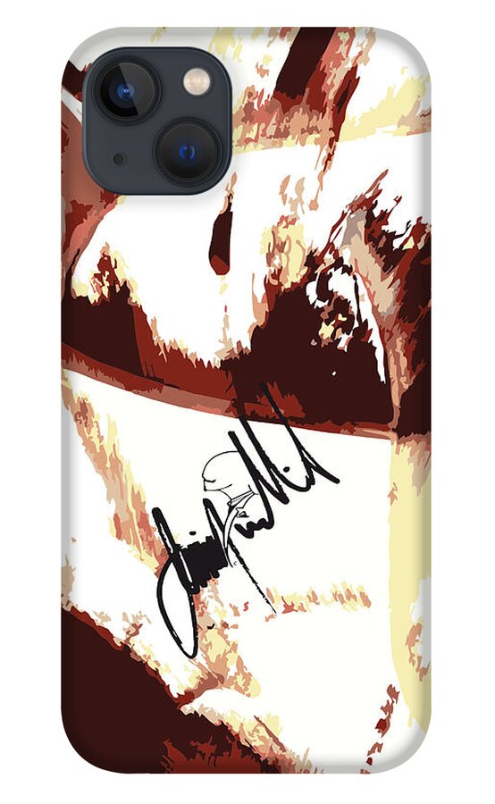  iPhone 13 Case featuring the digital art Drips by Jimmy Williams