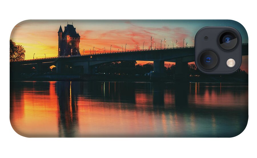 Worms iPhone 13 Case featuring the photograph Dusk and Reflections by Marc Braner