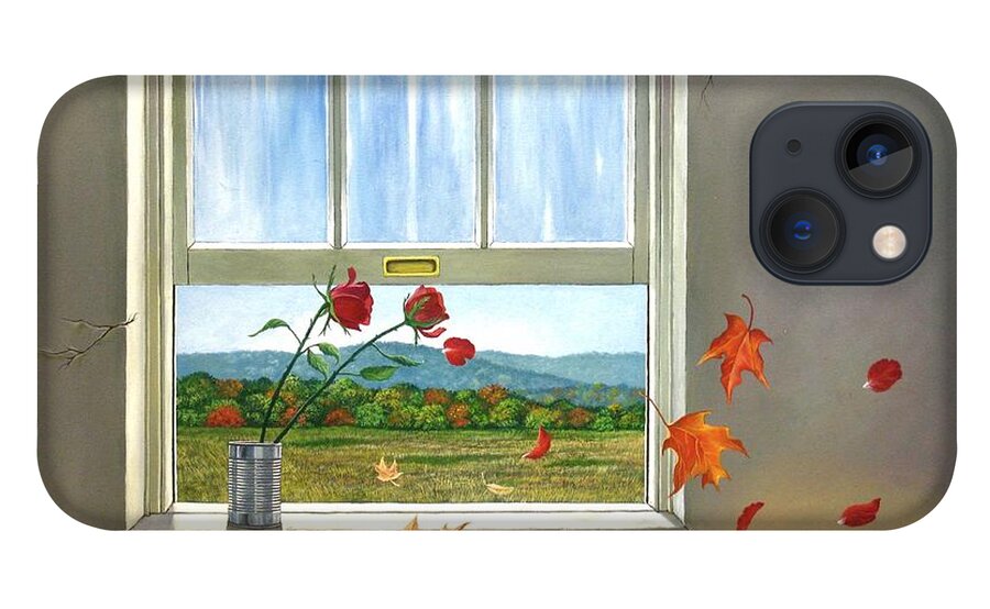 Rose iPhone 13 Case featuring the painting Early Autumn Breeze by Christopher Shellhammer