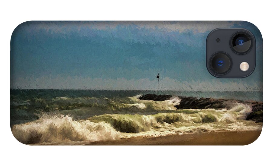 Nautical iPhone 13 Case featuring the photograph Eastern Jetty by Cathy Kovarik