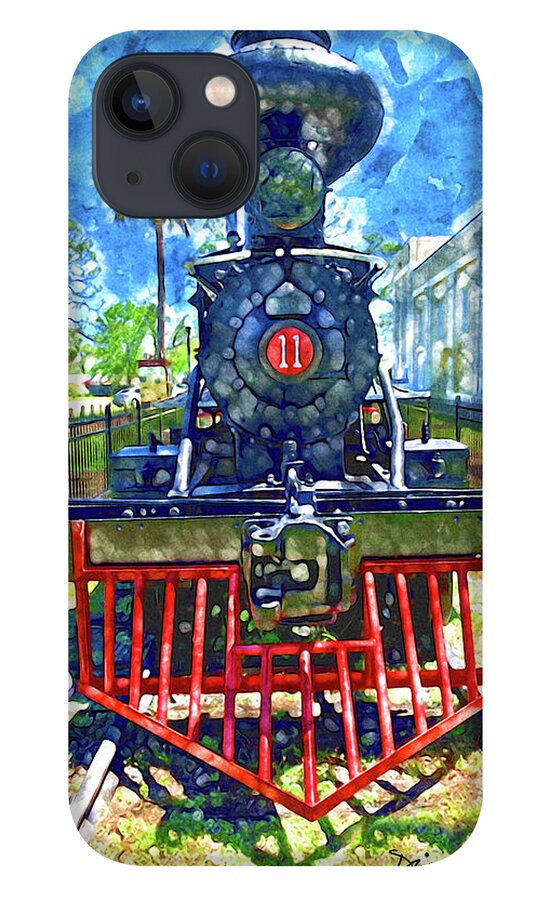Train iPhone 13 Case featuring the photograph Engine 11 by Peggy Dietz