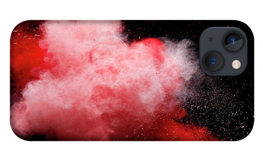 Vitality iPhone 13 Case featuring the photograph Explosion Of Colored Powder by Henrik Sorensen