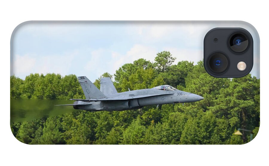 F18 iPhone 13 Case featuring the photograph F18 takeoff by Greg Smith