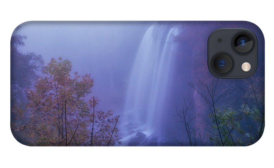 Fog iPhone 13 Case featuring the photograph Falling Springs Falls by Nunweiler Photography
