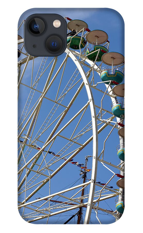 Sweden iPhone 13 Case featuring the photograph Ferris Wheel Against Sky by Bjurling, Hans