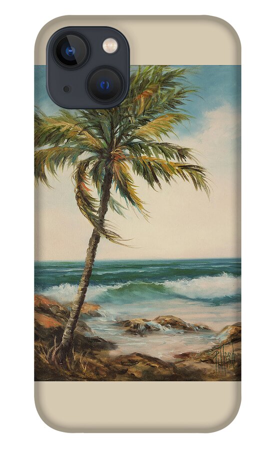 Beach iPhone 13 Case featuring the painting Florida is my home by Lynne Pittard