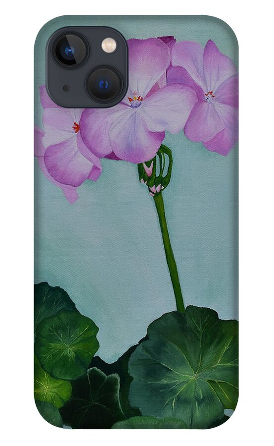 Flowers iPhone 13 Case featuring the painting Flowers by Gabrielle Munoz