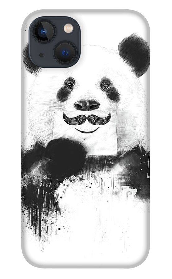 Funny panda iPhone 13 Case by Balazs Solti - Fine Art America