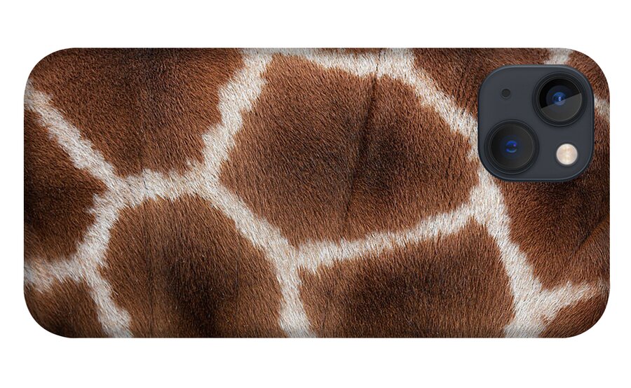 Animal Skin iPhone 13 Case featuring the photograph Giraffes Skin Texture by Andrew Dernie