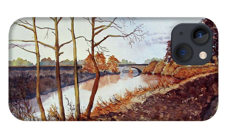 Glenn Marshall Yorkshire Artist iPhone 13 Case featuring the painting Golden Brown by Glenn Marshall
