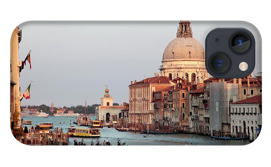 Pole iPhone 13 Case featuring the photograph Grand Canal Of Venice At Sunset by Junghee Choi