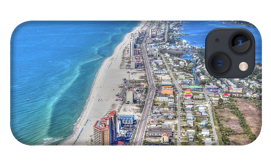 Gulf Shores iPhone 13 Case featuring the photograph Gulf Shores 7124 by Gulf Coast Aerials -