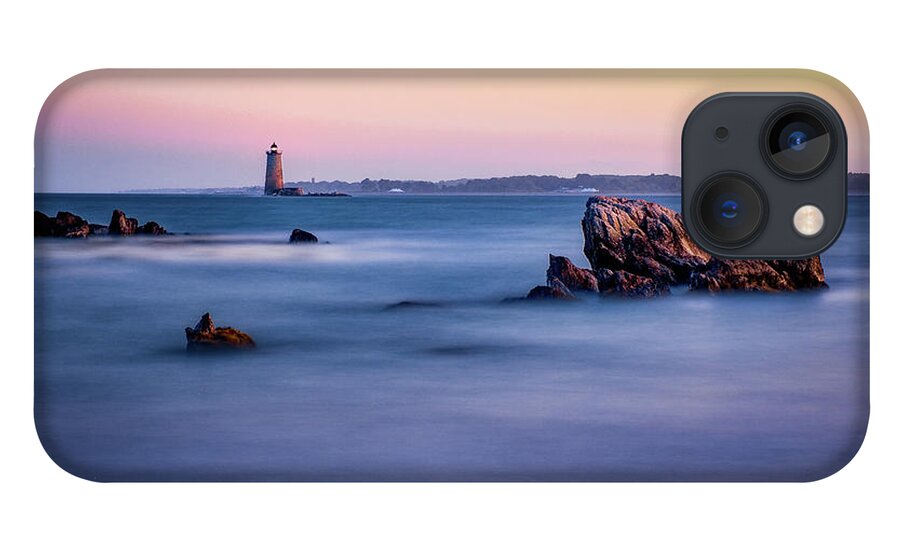 Blue Hour iPhone 13 Case featuring the photograph Harbor Light by Jeff Sinon