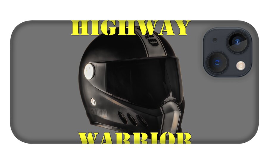Helmet iPhone 13 Case featuring the photograph Highwaywarrior by Hans Zimmer