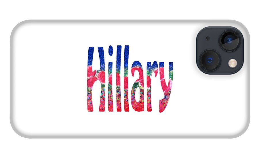 Hillary iPhone 13 Case featuring the digital art Hillary by Corinne Carroll
