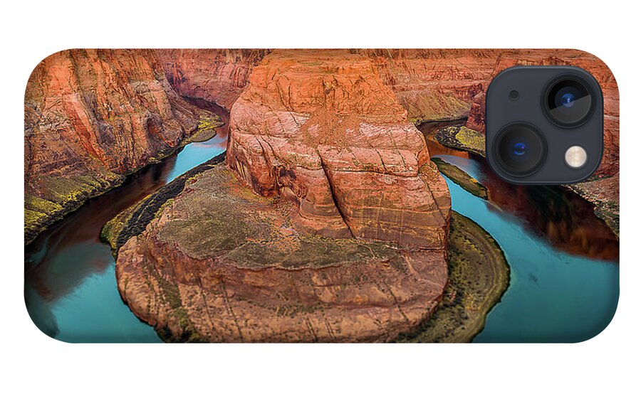 Horseshoe iPhone 13 Case featuring the photograph Horseshoe Bend by Dheeraj Mutha