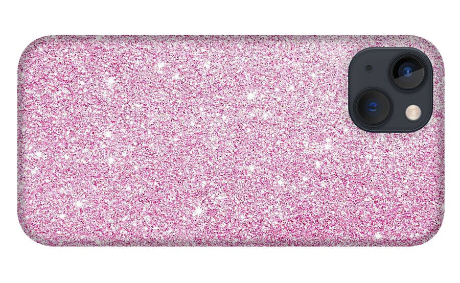 Hot pink glitter iPhone 13 Case by Top Wallpapers - Fine Art America