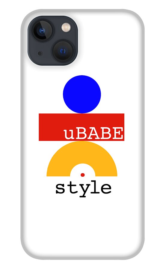 Primitive Style iPhone 13 Case featuring the digital art Hug Me by Ubabe Style