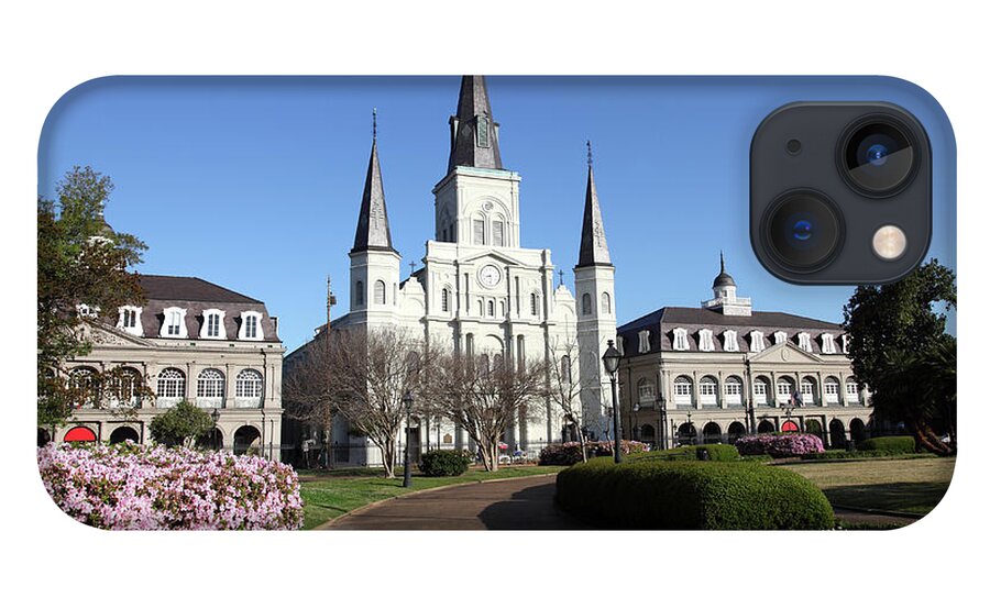 Southern Usa iPhone 13 Case featuring the photograph Jackson Square New Orleans by Denistangneyjr