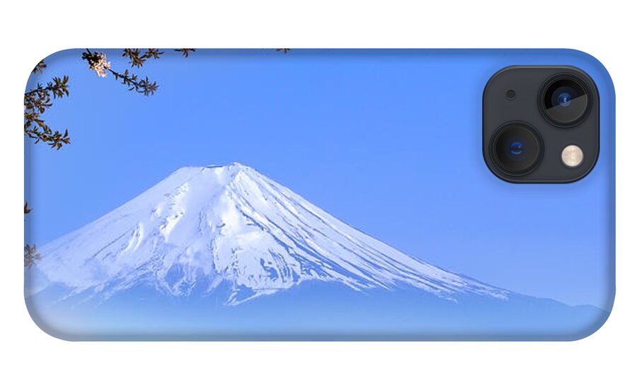 Snow iPhone 13 Case featuring the photograph Japan, Chubu Region, Mt Fuji, Spring by Tom Bonaventure