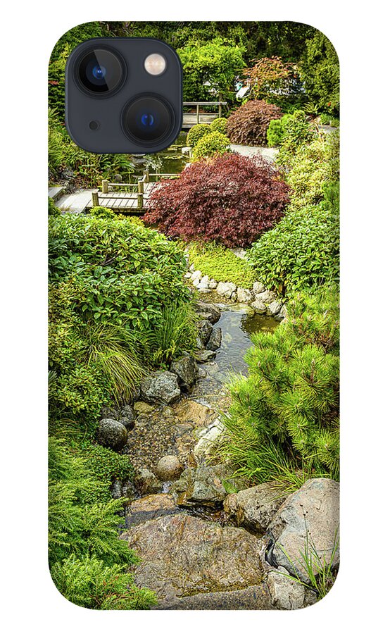 Landscapes iPhone 13 Case featuring the photograph Japanese Garden-2 by Claude Dalley