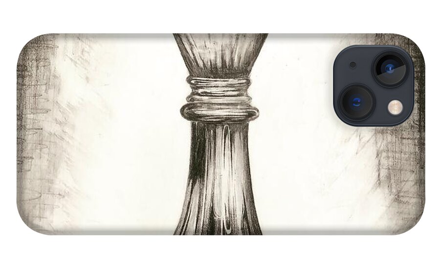 Chess iPhone 13 Case featuring the drawing Ke8 by Gregory Lee
