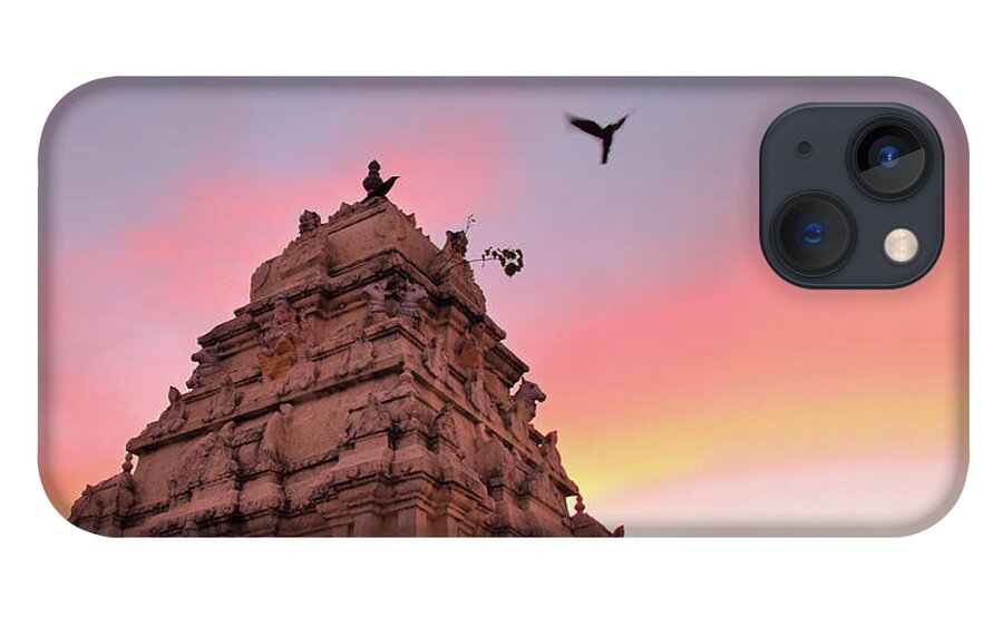 Statue iPhone 13 Case featuring the photograph Kempegowda Tower - Lal Bagh, Bangalore by Joseph Ribin Roy