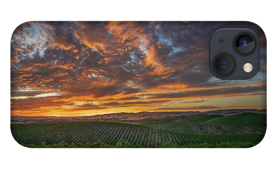 Paso Robles iPhone 13 Case featuring the photograph Late August Sky, Paso Robles Wine Country by Tim Bryan