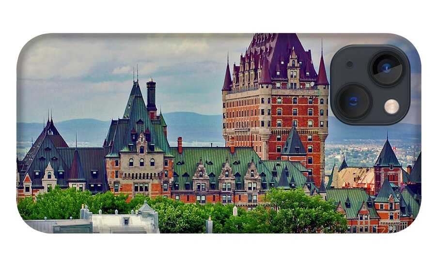 Le Chateau Frontenac iPhone 13 Case featuring the photograph Le Chateau Frontenac by Meta Gatschenberger