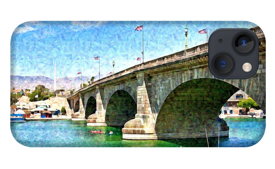 Bridge iPhone 13 Case featuring the photograph London Bridge in Arizona by Tatiana Travelways