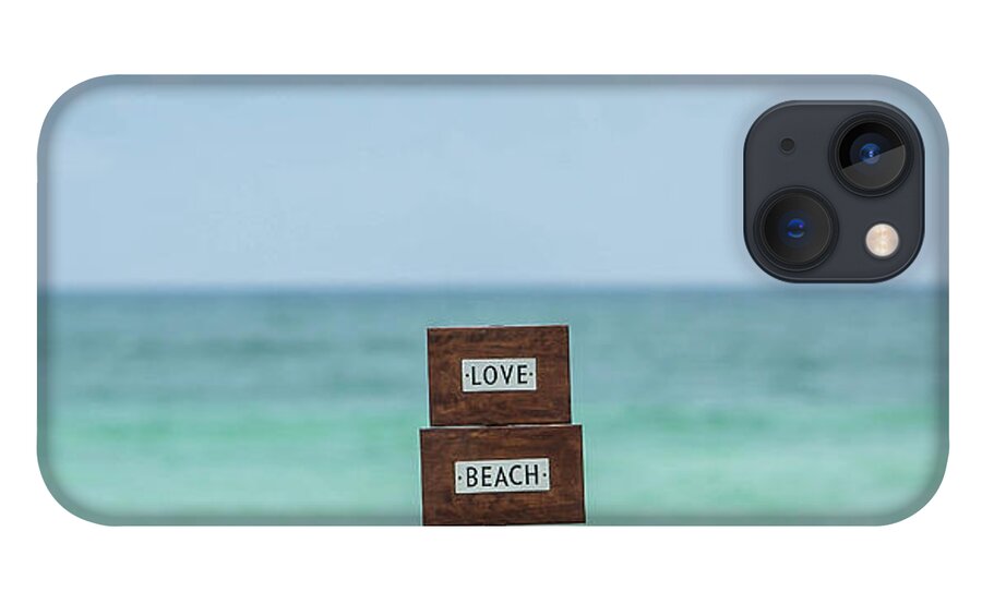Tulum iPhone 13 Case featuring the photograph Love Beach Tulum, Mexico by Julieta Belmont