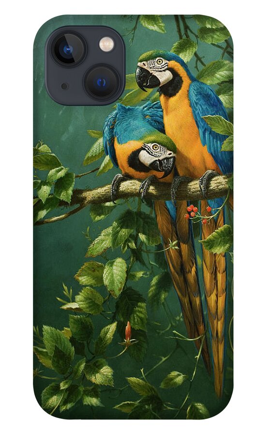 Parrot iPhone 13 Case featuring the photograph Love Is... by Michael Jackson