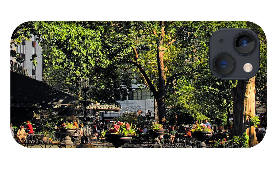 Fountain iPhone 13 Case featuring the photograph Madison Square Park Summer No.2 - A New York Impression by Steve Ember