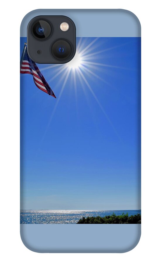 Maine Salute iPhone 13 Case featuring the photograph Maine Salute by Debra Grace Addison