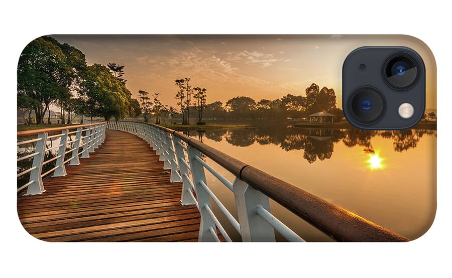 Tranquility iPhone 13 Case featuring the photograph Malaysia Travel ,cyberjaya by Simonlong