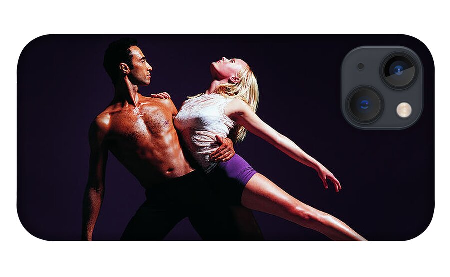 Young Men iPhone 13 Case featuring the photograph Male Ballet Dancer Holding Female Dancer by Chris Nash