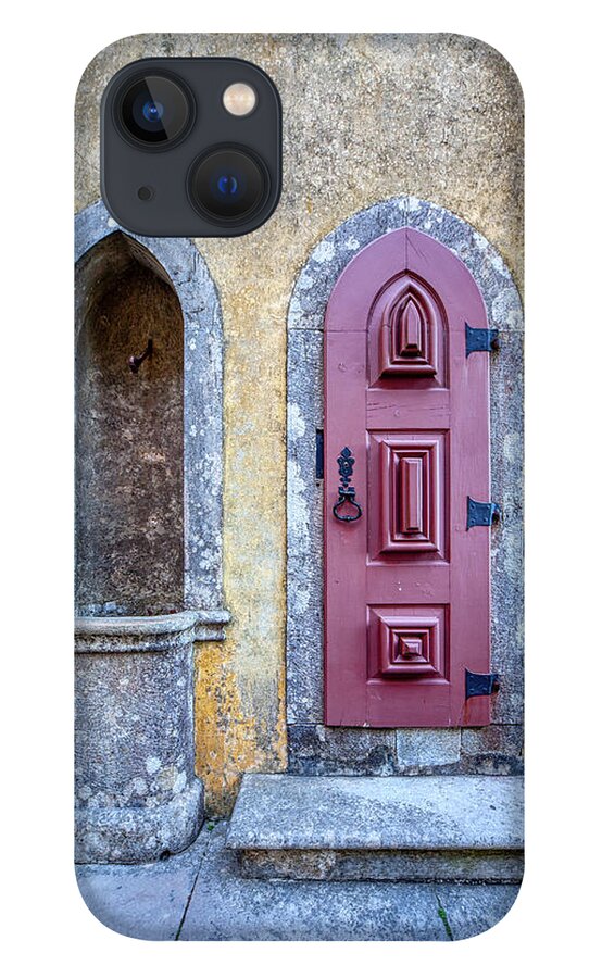 David Letts iPhone 13 Case featuring the photograph Medieval Red Door by David Letts