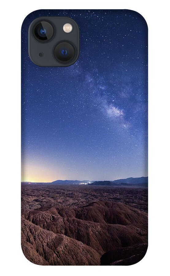 Tranquility iPhone 13 Case featuring the photograph Milky Way Over The Borrego Badlands by Daniel J Barr