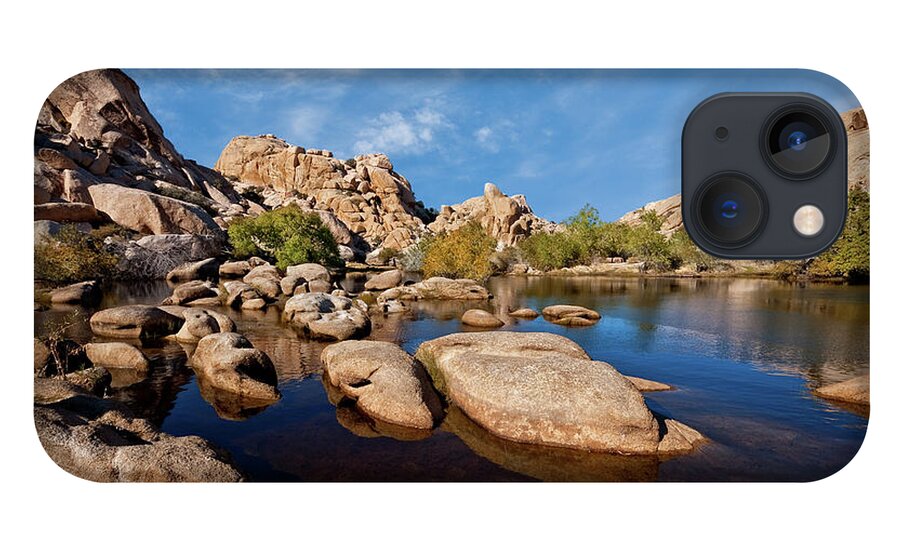 Arid Climate iPhone 13 Case featuring the photograph Mojave Desert Oasis by Jeff Goulden