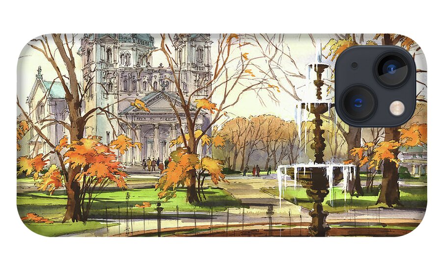 Autumn iPhone 13 Case featuring the photograph Monroe Park by Maria Rabinky