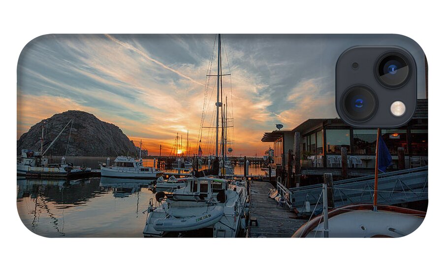 Morro Bay iPhone 13 Case featuring the photograph Morro Bay Sunset by Mike Long
