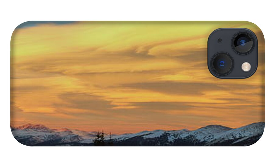 Landscape iPhone 13 Case featuring the photograph Mothership Sunset I by Ivan Franklin