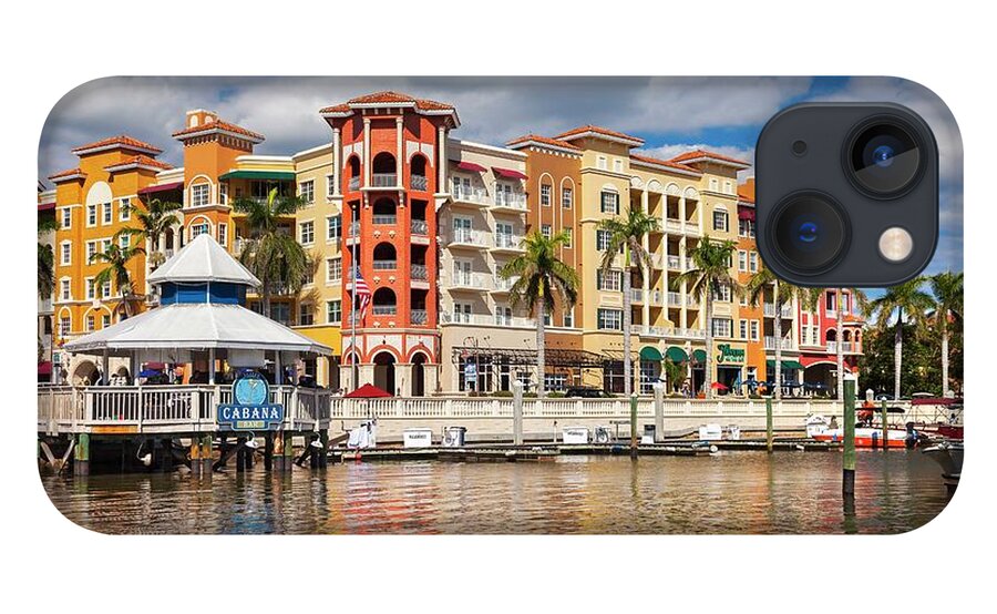Estock iPhone 13 Case featuring the digital art Naples Florida by Lumiere