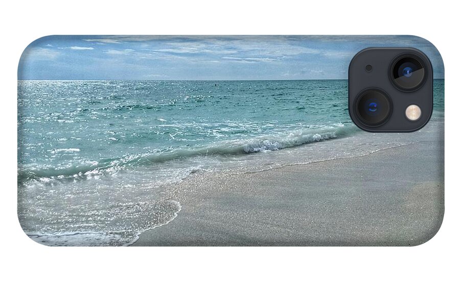 Beach iPhone 13 Case featuring the photograph Needs Footprints by Portia Olaughlin