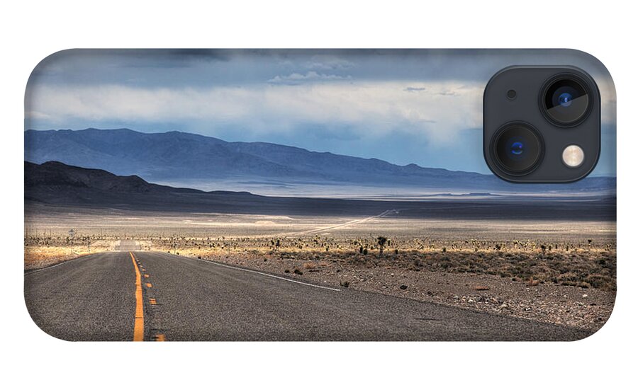 Scenics iPhone 13 Case featuring the photograph Nevada Highway by Bike maverick